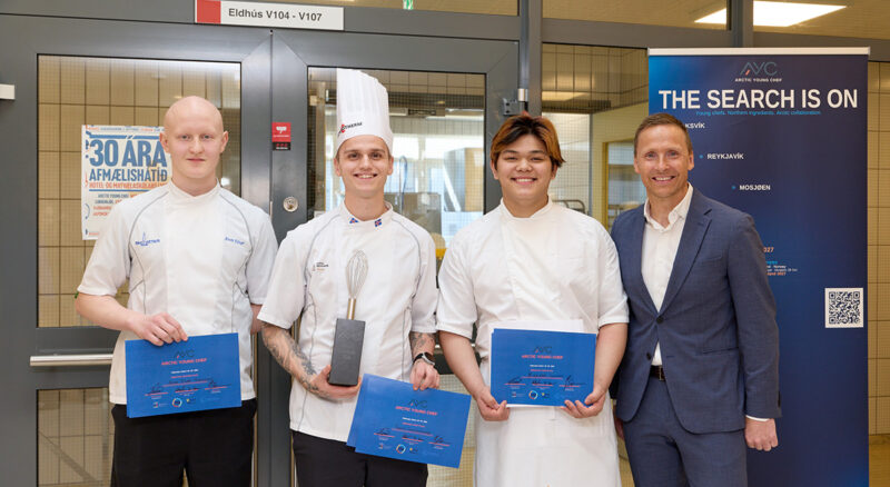 Janus kom, sá og sigraði í sinni fyrstu keppni - Arctic Young Chef (AYC)
