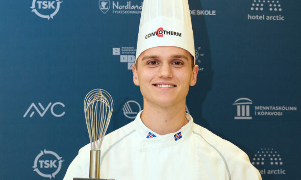 Janus kom, sá og sigraði í sinni fyrstu keppni - Arctic Young Chef (AYC)
