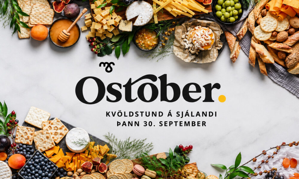 Ostóber hefst með sex rétta osta- og vínpörun