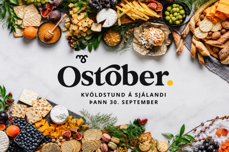Ostóber hefst með sex rétta osta- og vínpörun