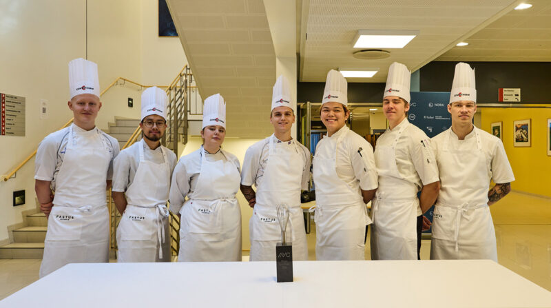 Janus kom, sá og sigraði í sinni fyrstu keppni - Arctic Young Chef (AYC)