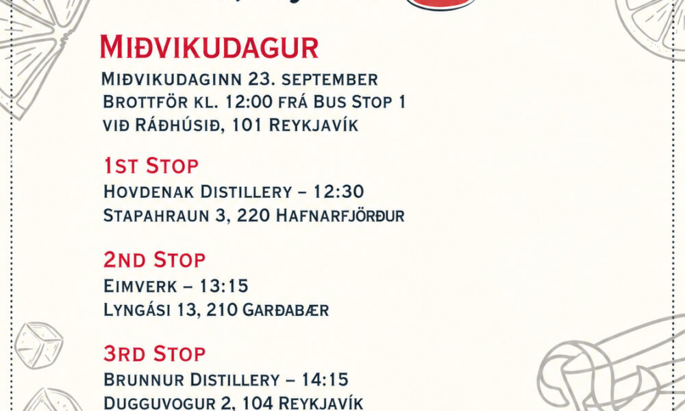 Boðið í ferð fyrir fagfólk í veitingageiranum