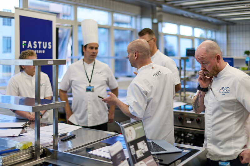 Janus kom, sá og sigraði í sinni fyrstu keppni - Arctic Young Chef (AYC)