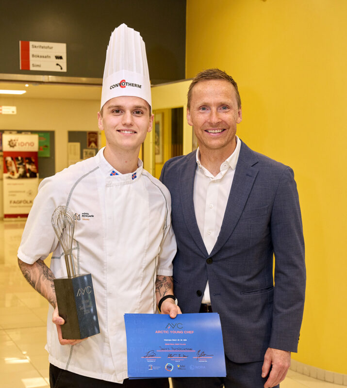 Janus kom, sá og sigraði í sinni fyrstu keppni - Arctic Young Chef (AYC)