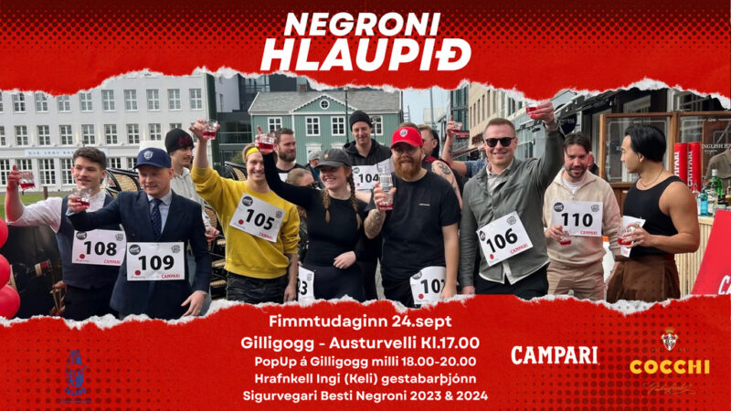 Negroni hlaupið snýr aftur á Austurvöll
