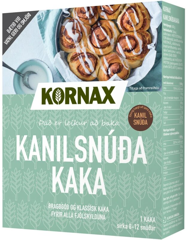 Kornax innkallar Kanilsnúðaköku